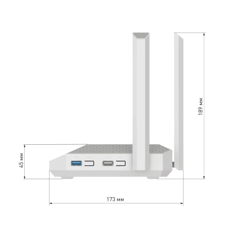 Маршрутизатор/ Netcraze Giga Мультигигабитный интернет-центр с Mesh Wi-Fi 6 AX3000,... фото 7