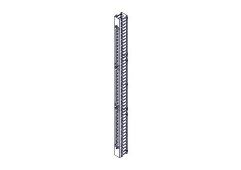 Systeme Electric vertical cable manager, Excelente series, plastic fin фото 3