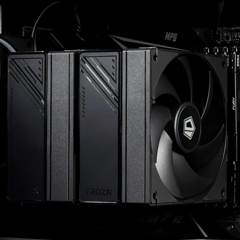 Кулер ID-Cooling Frozn A620 Soc-AM5/AM4/1200/1700/1851 черный 4-pin 29.85dB Al+Cu 270W... фото 14