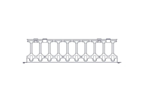 Horizontal cable organizer Systeme Electric, Excelente series, 1U, pla фото 9