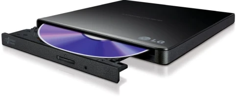 Оптический привод/ LG DVD-RW ext. Black Slim Ret USB2.0 (3.0... фото 2
