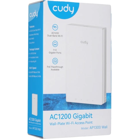 Точка доступа/ AC1200 Dual Band Gigabit Wall Plate Access Point,... фото 6