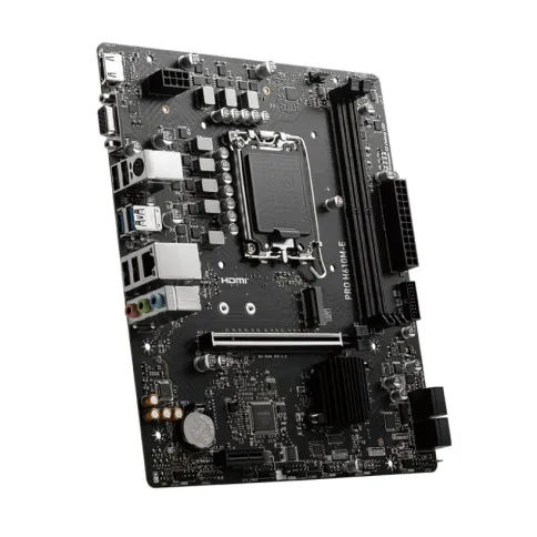 Материнская плата/ MB MSI INTEL H610 s1700, 2xDDR5(96GB), D-SUB/HDMI 1.4, 1xPCIe 4.0x16, 1xPCIe 3.0, 1xLAN, 4xSATA 6Gb/s, 1xM.2, 2xUSB 3.2, 4xUSB 2.0, 1xPS/2, mATX фото 4