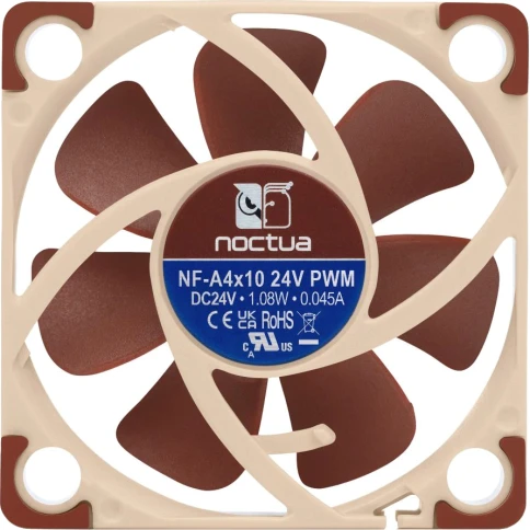 Кулер для корпуса/ Case Cooler Noctua NF-A4x10 24V PWM (40x40x10mm,... фото 4