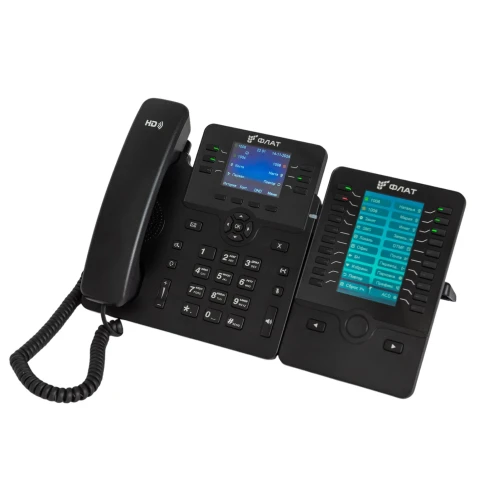 IP-телефон Flat-Phone B6: 6 SIP-аккаунтов, 2 порта 10/100/1000BASE-T ( фото 4