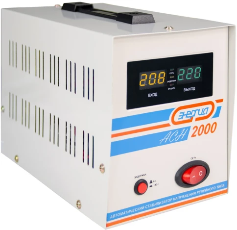 Стабилизатор  АСН- 2000  ЭНЕРГИЯ с цифр. дисплеем/ Stabilizer ASN-2000 фото 6