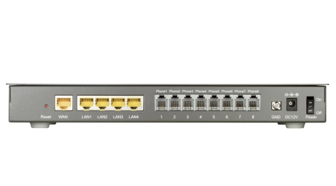 Шлюз VoIP/ 8-ports FXS RJ-11, 1-port 10/100/1000BASE-TX Gigabit Ethern фото 3