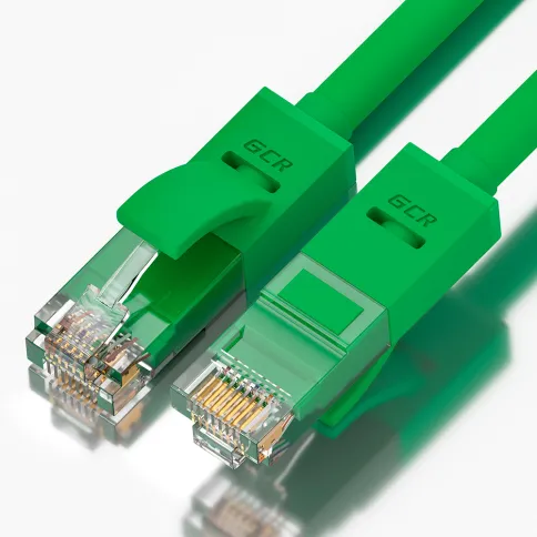 Greenconnect RJ45(m) - RJ45(m) Cat. 5e U/UTP PVC 30м зелёный фото 1