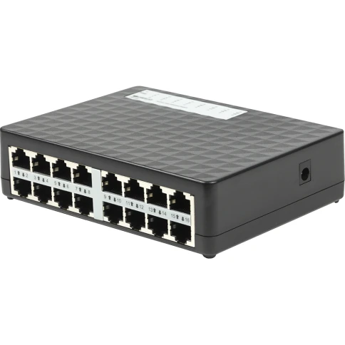 Коммутатор/ Unmanaged Switch 16x100Base-TX, plastic case фото 3