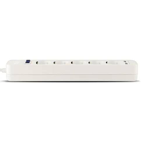 Фильтр SVEN SF-05LU 1,8 м (5 евро розеток,2 USB) белый, цветная коробк фото 4
