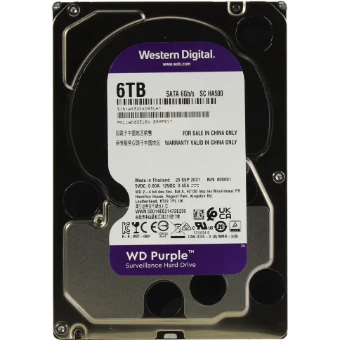 Western Digital Purple 6TB (WD60EJRX) фото 1