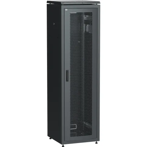 Шкаф сетевой 19" LINEA N 33U 600х800 мм перфорированная передняя дверь фото 1