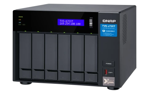 Сетевое хранилище без дисков/ SMB QNAP TVS-672XT-i3-8G 6-Bay NAS, Inte фото 5