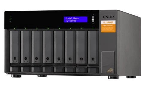 Полка расширения сетевого хранилища без дисков/ SMB QNAP TL-D800S SATA фото 2