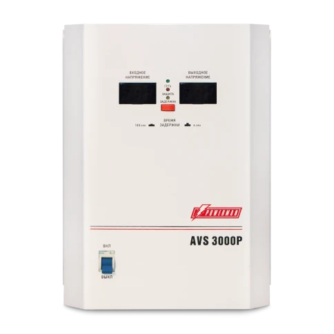 Стабилизатор POWERMAN AVS 3000P, ступенчатый регулятор, цифровые индик фото 2