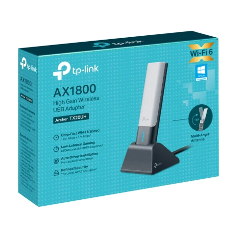Адаптер Wi-Fi/ AX1800 High Gain Dual Band Wi-Fi 6 USB... фото 3