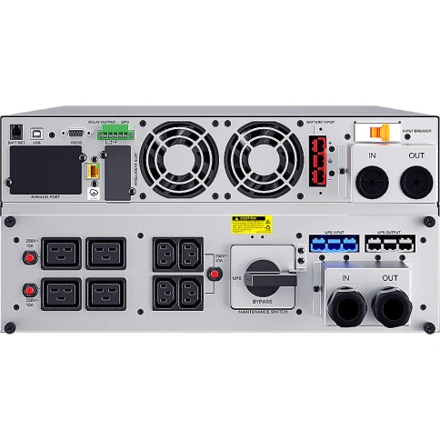 Источник бесперебойного питания/ UPS CyberPower OLS10KERT5U Online 10000VA/10000W USB/RS-232/Dry/EPO/SNMP/CloudCard/(4 IEC С13, 4 IECC19, terminal block)/bat.detect./МВ фото 5