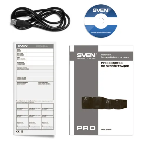 Линейно-интерактивный источник бесперебойного питания SVEN Pro 1000 US фото 4