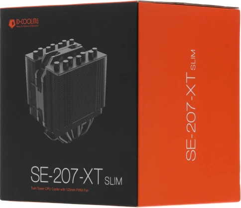 Кулер ID-Cooling SE-207-XT SLIM Soc-AM5/AM4/1151/1200/2066/1700 черный 4-pin 15-35dB Al+Cu 220W... фото 3