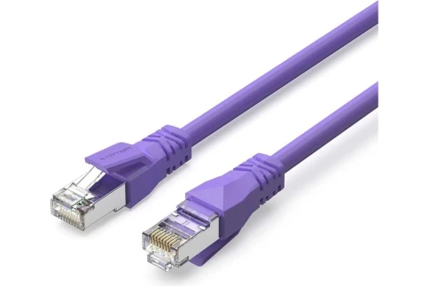 Патч-корд Vention прямой SFTP cat.6A, RJ45 - 0,3м. Фиолетовый фото 1