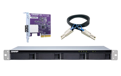 Полка расширения сетевого хранилища без дисков/ SMB QNAP TL-R400S SATA фото 5