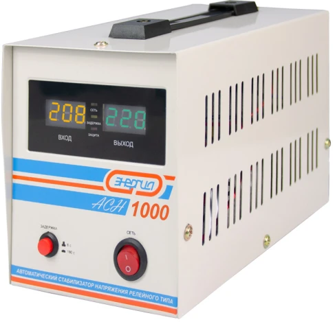 Стабилизатор  АСН- 1000  ЭНЕРГИЯ с цифр. дисплеем/ Stabilizer ASN-1000 фото 4