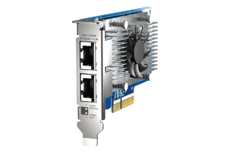 Сетевая карта/ QNAP QXG-10G2T-X710 LAN Expansion Card, PCIe Gen3 x4, T фото 5