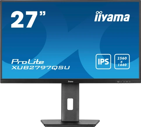 Монитор Iiyama 27" ProLite XUB2797QSU-B2 черный IPS LED 1ms 16:9 HDMI фото 10