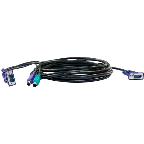 Кабель/ DKVM-CB KVM Cable with VGA and 2xPS/2 connectors for... фото 1