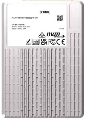 Серверный диск/ Phison SSD X100E, 6400GB, U2/U3, NVMe, PCIe Gen4x4, R/ фото 1