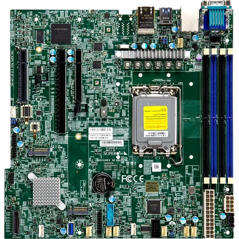 Системная плата/ MB Supermicro X13SCH-F, Micro-ATX, 1xLGA 1700 (Intel фото 1