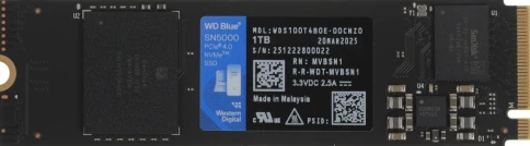 Твердотельный накопитель WD PCIe 4.0 x4 1TB WDS100T4B0Е SN5000 Blue... фото 1