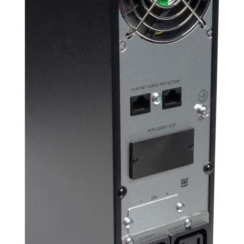 8765 UPS SKAT-UPS 1500-RACK-ON-3X9-E P3, 1500VA/1500W, 2U, On-Line, sine wave, built-in 36V battery (3x9Ah), 8xC13, USB, RS232, RS485, parallel port, card slot (SNMP, relay), EPO, WxDxH 440x461x86.5, weight 16.5 kg фото 7