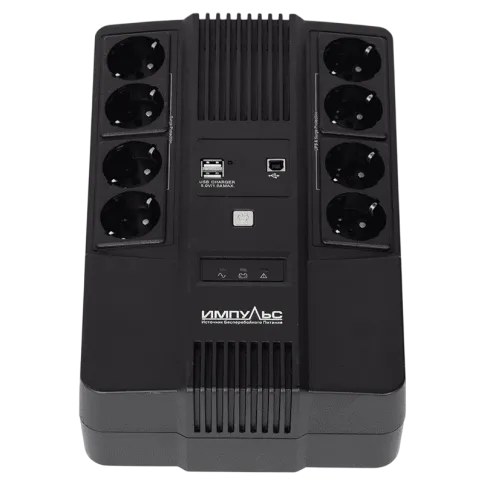 ИБП МАСТЕР 800, 800/480 ВА/Вт, LED, USB, RJ11/RJ45, SCHUKOx8/ line-int фото 1