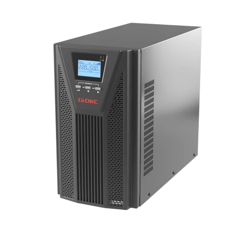 Онлайн ИБП ДКС серии Small Tower, 3000 ВА/2700 Вт, клеммы, EPO, USB, RS- 232, RJ45,  з/у 1А, 8 x 7 Ач фото 2
