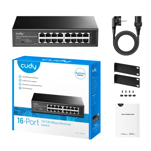 Коммутатор/ 16-Port 10/100 Mbps Switch, 16 10/100 Mbps RJ45 Ports,... фото 4