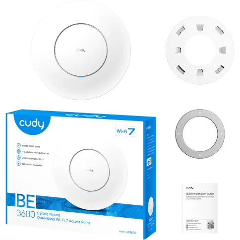 Точка доступа/ BE3600 Dual Band Ceiling Mount Wi-Fi 7 Access Point, Ch фото 5