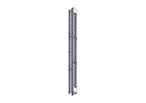 Systeme Electric vertical cable manager, Excelente series, plastic fin фото 2