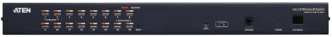 Переключатель KVM,  1 local user PS2+VGA+1 IP user => 16 cpu (PS2/USB/ фото 2