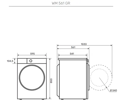 Kuppersberg WM 561 GR фото 2