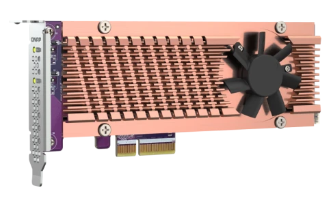 Плата расширения/ QNAP QM2-2P-344A 2 x M.2 22110 or 2280 PCIe (Gen3 x4 фото 5
