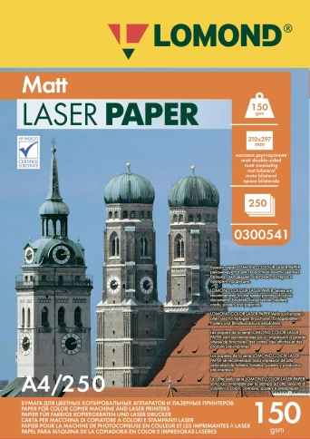 Бумага Lomond Ultra DS Matt CLC 0300541 A4/150г/м2/250л./белый матовое фото 1