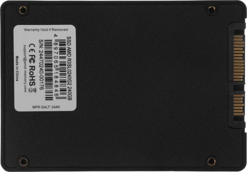 Твердотельный накопитель AMD SATA-III 240GB R3SL0240G2 Radeon R3 2.5" фото 3