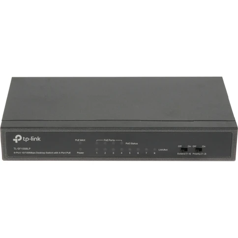 Коммутатор/ 8-port 10/100 Mbps unmanaged switch with 4 PoE ports,... фото 2