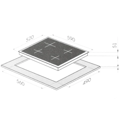 HOMSAir HGG641BK фото 37