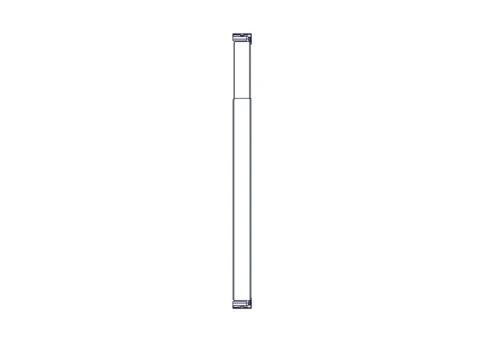 Longitudinal cable channel for cabinets of the Uniprom series, 1U, bla фото 13