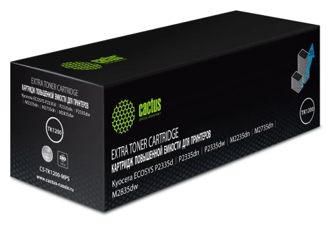 Картридж лазерный Cactus CS-TK1200-MPS TK-1200 черный (11000стр.) д фото 1