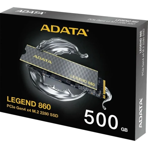 Твердотельный накопитель/ ADATA SSD LEGEND 860, 500GB, M.2(22x80mm), NVMe 1.4,... фото 9