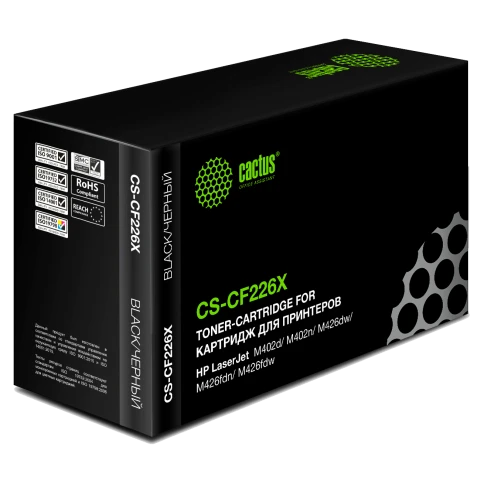 Картридж лазерный Cactus CS-CF226X CF226X черный (9000стр.) для HP фото 1