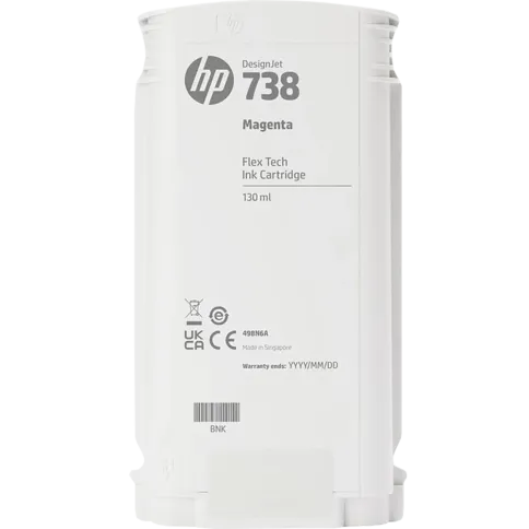 Картридж HP 738 498N6A 130-ml Magenta DesignJet Ink Cartridge фото 2